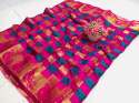 Fancy Nylon Silk Sarees thumb 4