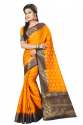 Laila Mor Fancy Zari Work Nylon Sarees thumb 2