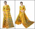 Party Wear Nylon Silk Sarees thumb 3