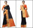 Resham Nylon Bantex Sarees thumb 1