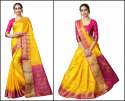 Resham Nylon Bantex Sarees thumb 3