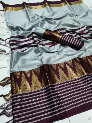 Silk Sarees With rich Border by AVI Creation