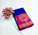 Traditional Poly Cotton Sarees thumb 3