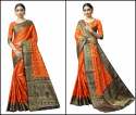 Wedding Designer Nylon Sarees thumb 4