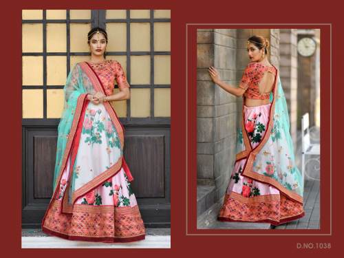 Bridal wear lehenga choli-BRIDESMAID - 1038