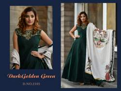 gown With Printed dupatta -FLORY-2105