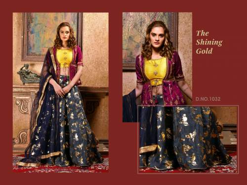 indowestern choli with lehenga -BRIDESMAID - 1032