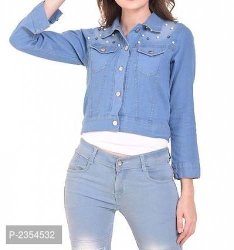 Girls Sky Blue Denim Shorts Jacket by Elite Fashion Online Shop