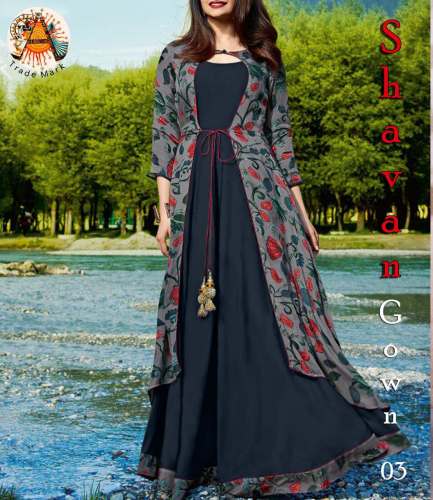 Women Digital Printed Gown by Elite Fashion Online Shop