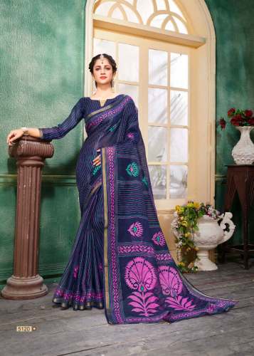 zari chex cotton by R J Enterprise