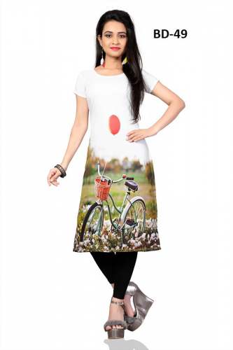 American crepe kurtis