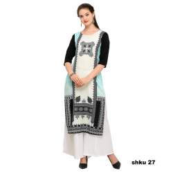 american Printed Kurti