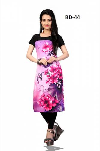 crepe kurtis