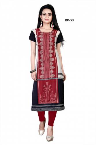 Designer Crepe Kurti
