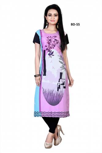 printed kurtis multi color by Sparkn Fashion