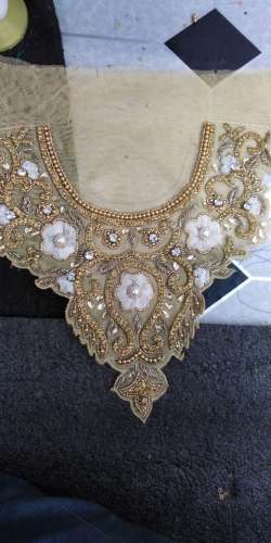 Designer net neck 