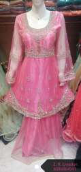 Light Pink Embroidered Suit 