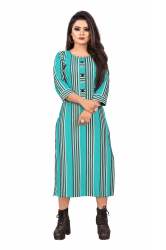 Aarohi Green Cotton Kurti