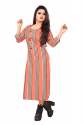 Aarohi Orange Cotton Kurti thumb 1