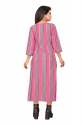 Aarohi Pink Cotton Kurti thumb 3