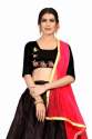 ALISHA BIRD BLACK  BANGLORI SATIN LAHENGA CHOLI