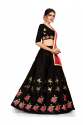 ALISHA BIRD BLACK  BANGLORI SATIN LAHENGA CHOLI thumb 1