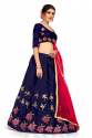 ALISHA BIRD BLUE BANGLORI SATIN LAHENGA CHOLI