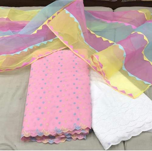 Aliya Modal Pink Dress Material