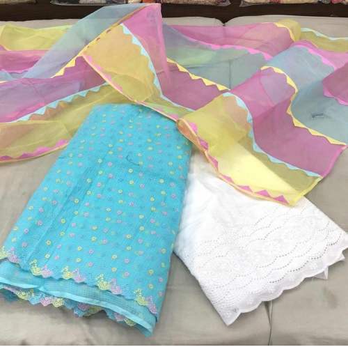 Aliya Modal SkyBlue Dress Material