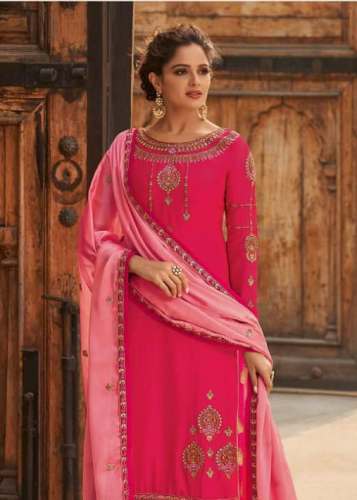 Amyra_4 Royal Touch Satin Georgette Salwar Suit