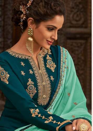 Amyra_6 Royal Touch Satin Georgette Salwar Suit
