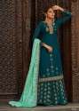 Amyra_6 Royal Touch Satin Georgette Salwar Suit thumb 1