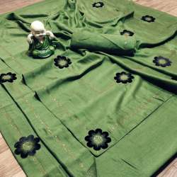 Angel Creation_1 Black Current Vichitra Saree