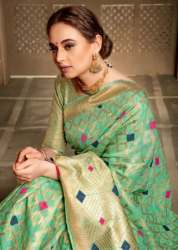 Angel Creation_3 Shyamal Top Dyed Cotton Saree 