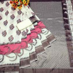 Angel Creation Sky-View2 Top Dyed Saree Collection