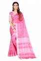 AVANTI BABYPINK COTTON SAREES