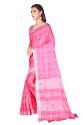 AVANTI BABYPINK COTTON SAREES thumb 1