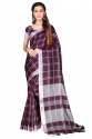 AVANTI PURPLE COTTON SAREES