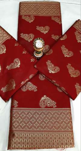 CHAMAK MAROON SILK SAREE
