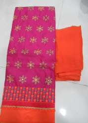 EMILY PINK COTTON DRESS MATERIAL