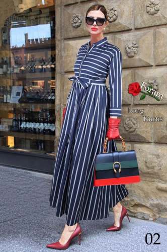 Form Long Poly Rayon Kurti