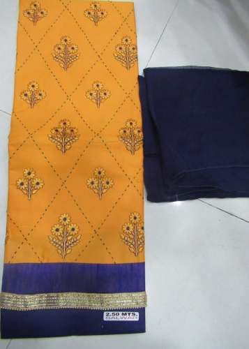GEET YELLOW COTTON DRESS MATERIAL