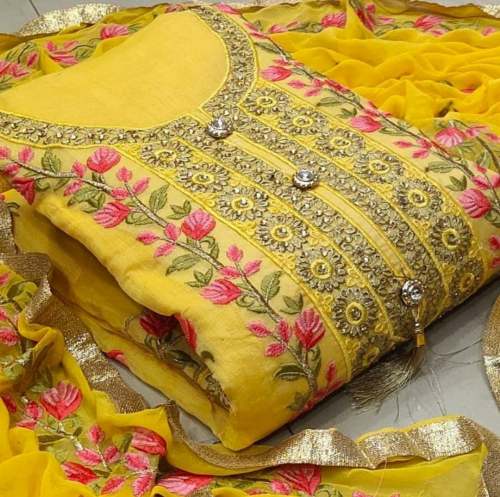 GRUHINI_8 SEMI MODAL DRESS MATERIAL