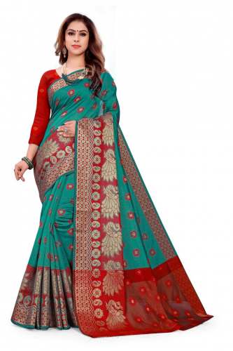 IB GREEN SILK SAREE