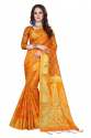 janki-2 kanjivaram yellow silk saree