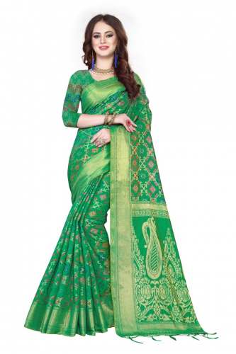 janki-2green1 silk kanjivaram silk saree