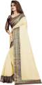JANKI BEIGE CHANDERI COTTON SLIK SAREES thumb 1