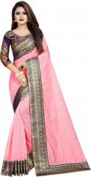  JANKI PINK CHANDERI COTTON SLIK SAREES