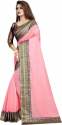  JANKI PINK CHANDERI COTTON SLIK SAREES thumb 1