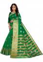 JariPan_Green Silk Saree